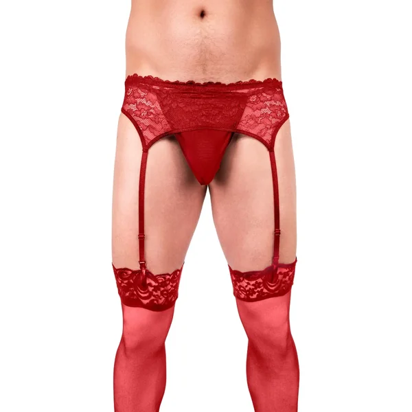 Prowler Red Lace Garter Set Xxlarge