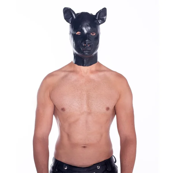 Prowler RED Latex Pig Hood