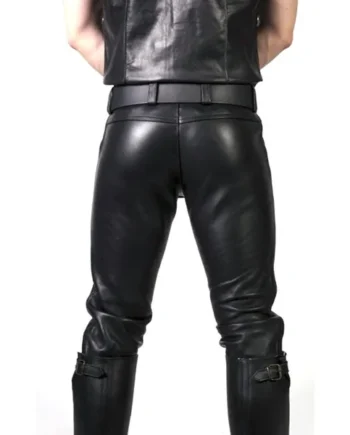 Prowler Red Leather Jeans Blk 31