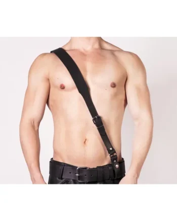 Prowler RED Sam Browne Belt Black XL