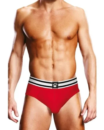 Prowler Red/White Open Brief – Medium
