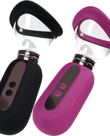 Pumped Dazzling Automatic Silicone Vulva, Clitoris & Breast Pump By Shots