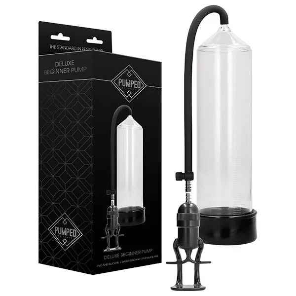 Pumped Deluxe Beginner Pump – Clear Penis Pump