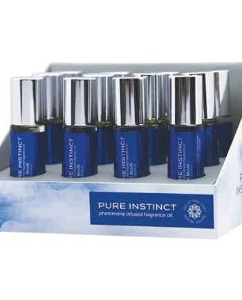 Pure Instinct Pheromone Oil True Blue Roll-On Display of 12