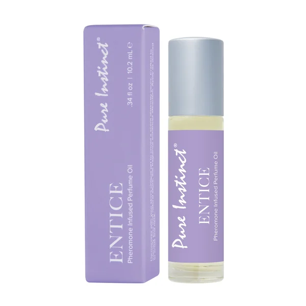 Pure Instinct Pheromone Perfume Oil Roll On Entice - 10.2 ml