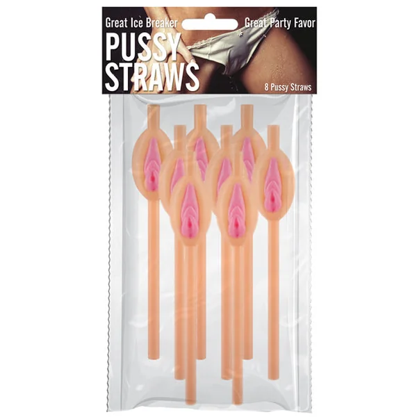 Pussy Straws - Pack Of 8