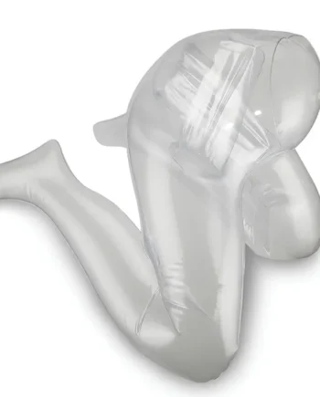 PVC Inflatable Female Half-body Toroso Transparent Model