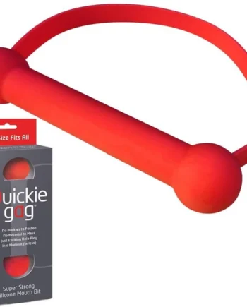 Quickie Gag Mouth Bit Red