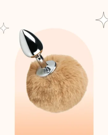 Rabbit Tail Anal Plug Role Play Suitable for Women