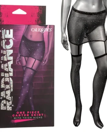 RADIANCE 1PC GARTER SKIRT W/ THIGH HIGHS
