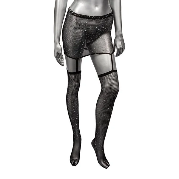 Radiance One Piece Garter Skirt With Thigh Highs