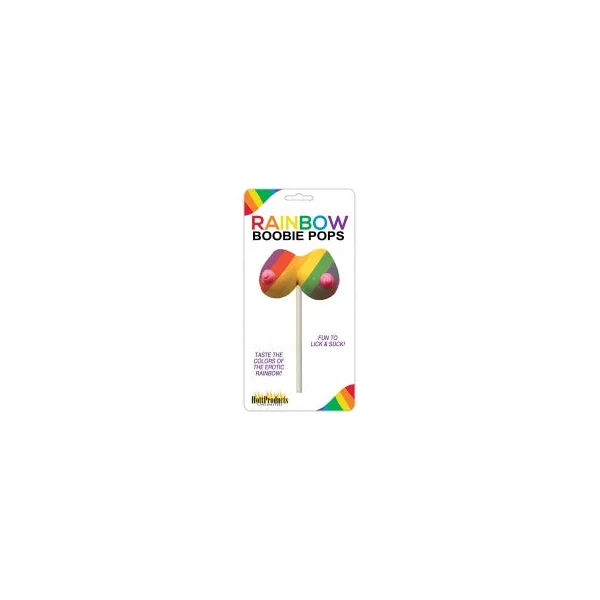 Rainbow Boobie Pops Sucker by Hott Products