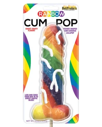 Rainbow Cum Pops Lollipop
