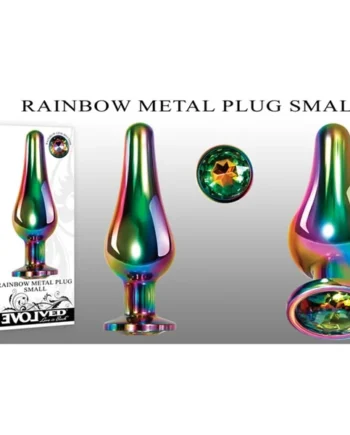 Rainbow Gem Anal Plug Small by Evolved