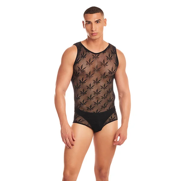 Rainbow Party Night Blaze Singlet 2 pc Set - Black