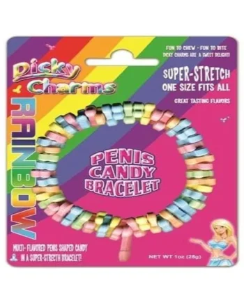 Rainbow Penis Candy Bracelet