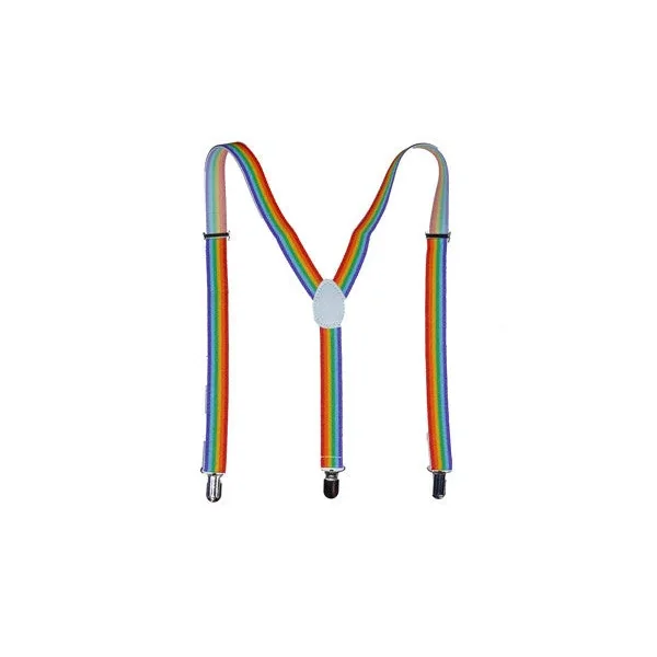 Rainbow Pride Suspenders