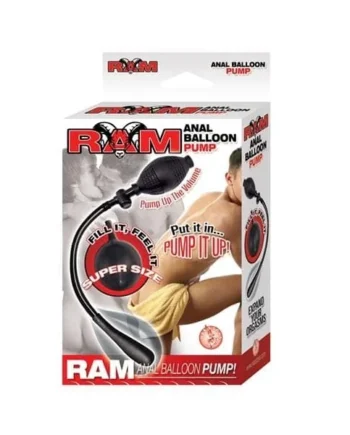 Ram Anal Balloon Pump - Black