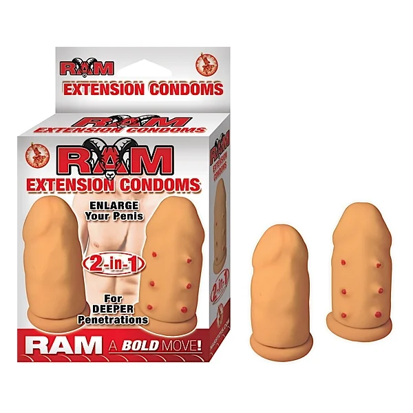 RAM EXTENSION CONDOMS FLESH