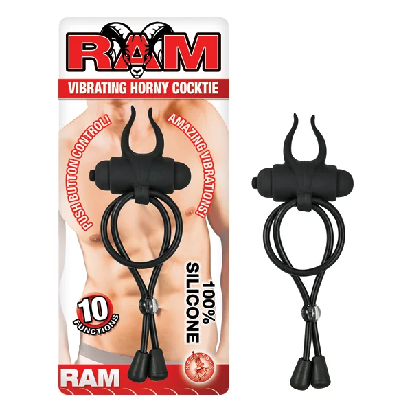 RAM HORNY COCKTIE VIBRATING BLACK