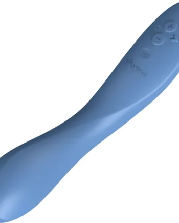 Rave 2 Twisted Pleasure By We-Vibe Silicone Rechargeable Adjustable G-Spot Vibrator - Muted Blue