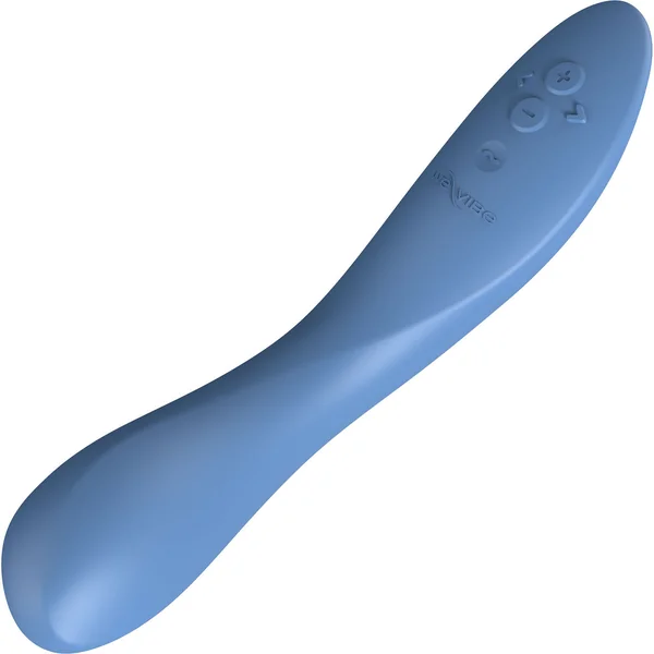 Rave 2 Twisted Pleasure By We-Vibe Silicone Rechargeable Adjustable G-Spot Vibrator - Muted Blue