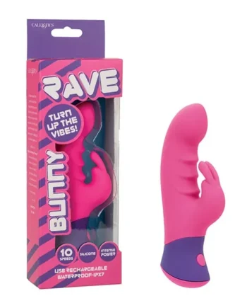 Rave Bunny Dual Massager – Pink/Purple