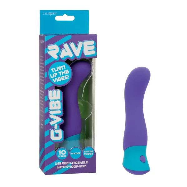 Rave G-Vibe Curved Massager - Purple/Blue