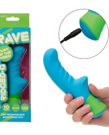 Rave Ridged-G Massager Rabbit Vibrator