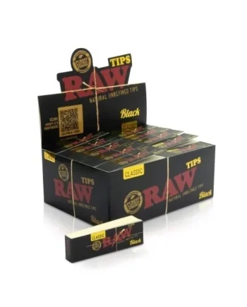 Raw Original Black Tips 50ct Display