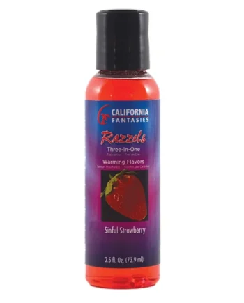 Razzels Warming Lube - Sinful Strawberry 2.5oz