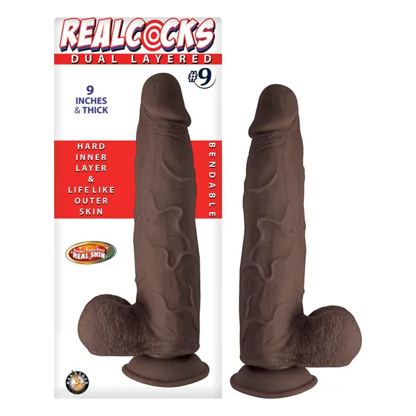 REAL COCKS DUAL LAYERED #9 DAR