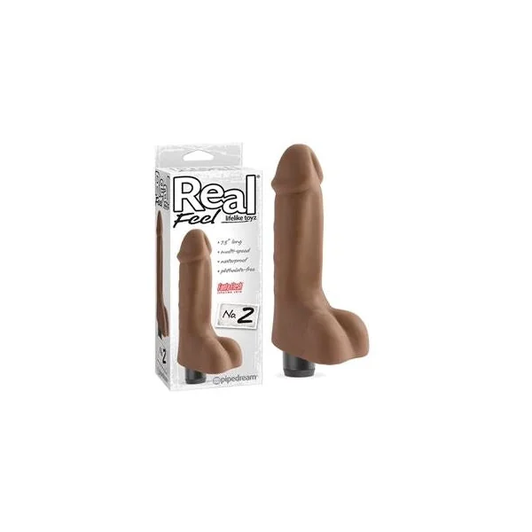 Real Feel Realistic Vibrating Dildo 7" Series #2 by Pipedream Products®