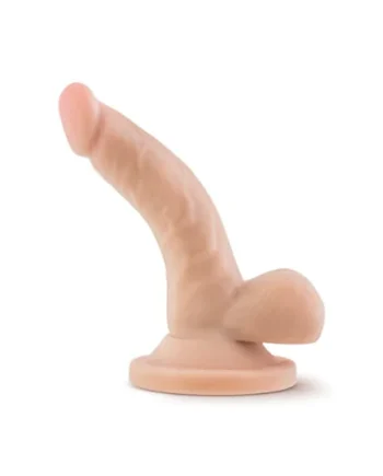 Realistic 4 Inch Suction Base Cock with Balls