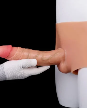 Realistic 8 inch Dildo Panties - Silicone Underwear Strapon Sex Toys for Women Lesbian