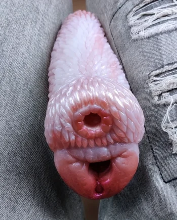 Realistic Animal Dual Channel Silicone Pocket Pussy Penis Exercise Masturbator