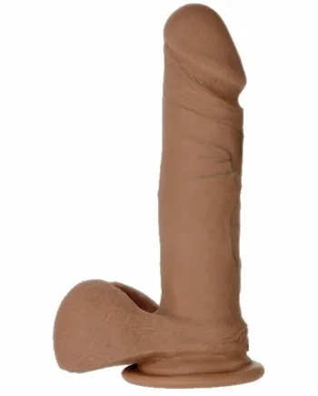 REALISTIC COCK ULTRASKYN BROWN 6IN