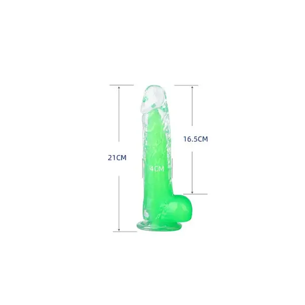 Realistic Crystal Jelly Dildo