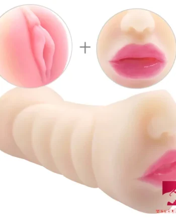 Realistic Feeling Dual Heads Pocket Pussy With Nose Mouth Pussy