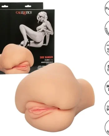 Realistic Masturbator - CalExotics - Stroke It Side Banger Pussy & Ass