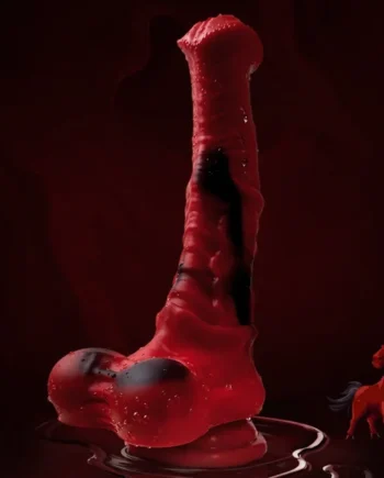 Realistic Silicone Horse Cock Dildo with Suction Cup – Ultimate Fantasy Monster Sex Toy