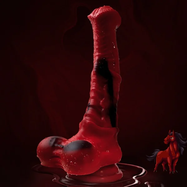 Realistic Silicone Horse Cock Dildo with Suction Cup – Ultimate Fantasy Monster Sex Toy