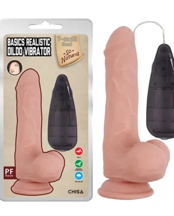 Realistic Vibrating Dildo Basics Realistic 7.8