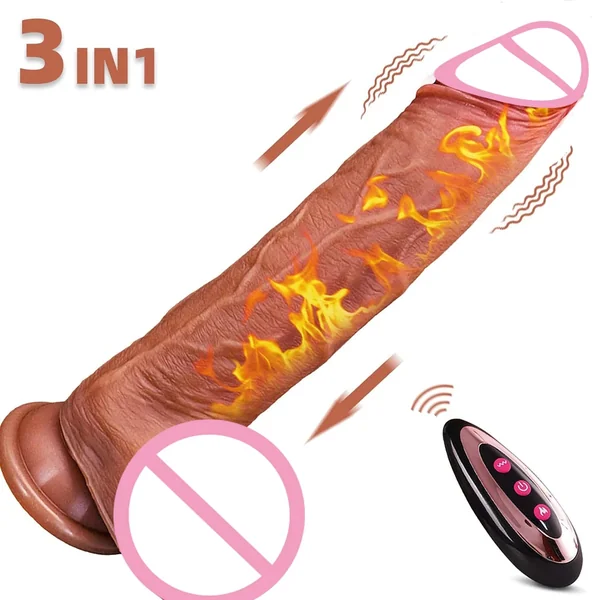 Realistic Vibrating Dildo Remote Control Dildo Vibrator
