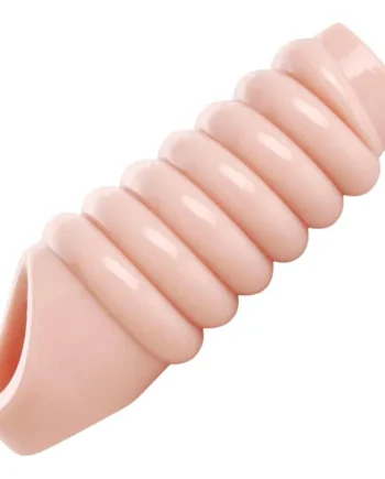 Really Ample Ribbed Penis Enhancer Sheath