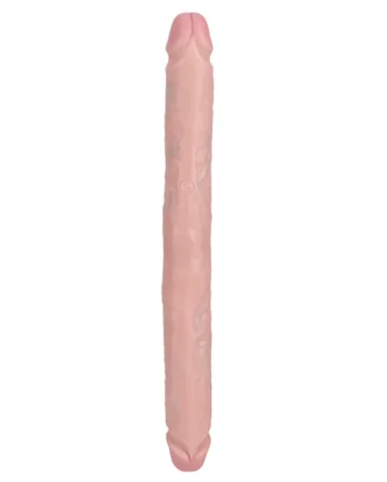 RealRock 14" Straight Slim Double-Ended Dildo