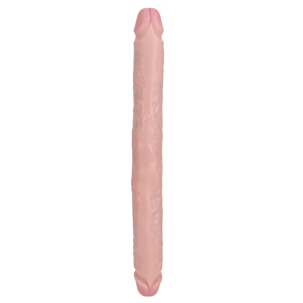 RealRock 14" Straight Slim Double-Ended Dildo