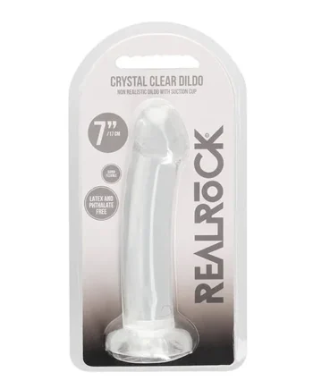 Realrock Crystal Clear 7″ Dildo – Transparent