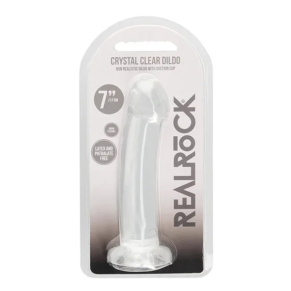 Realrock Crystal Clear 7″ Dildo – Transparent