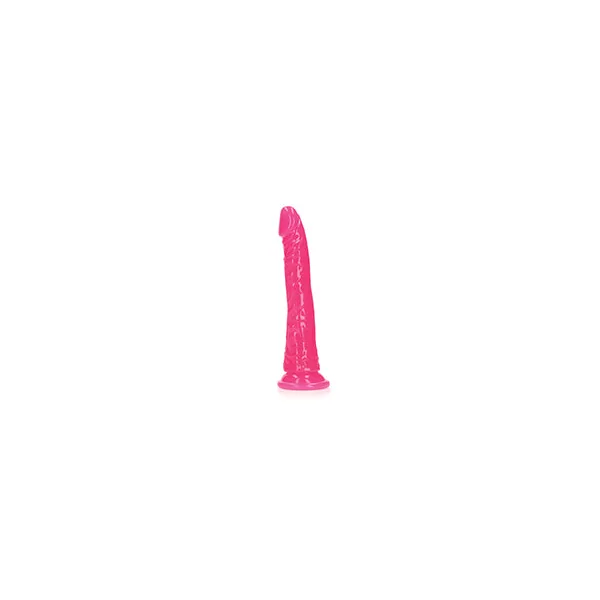 RealRock Glow in the Dark 8 Inch Slim Dildo